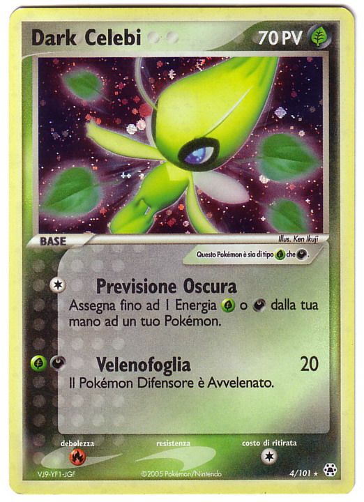 Carta pokemon celebi