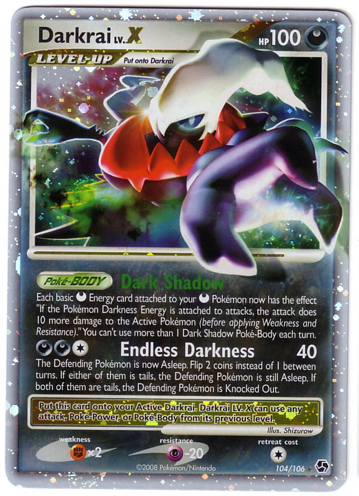 carte pokemon darkrai msn cards