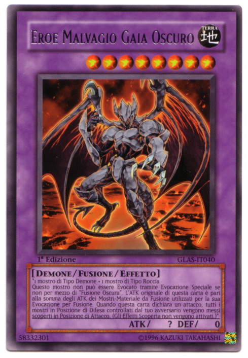 Carta yu gi oh fusione oscura