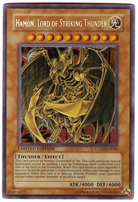 Carte yu gi oh hamon