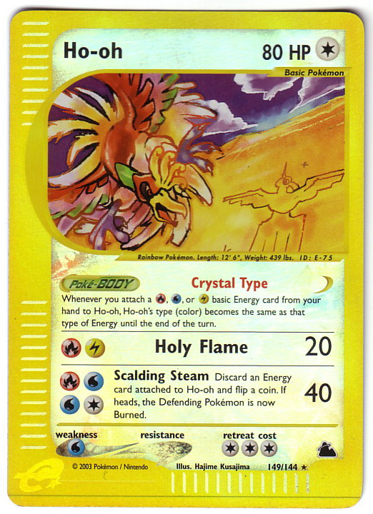 Carta pokemon ho-ho