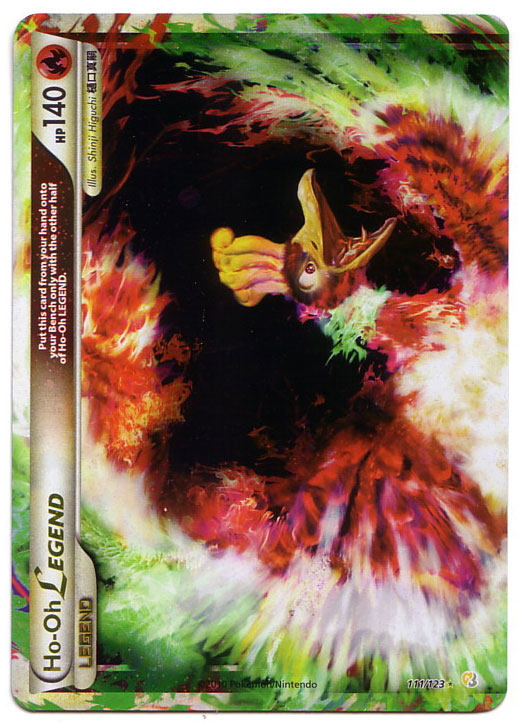Carta pokemon ho-oh leggenda