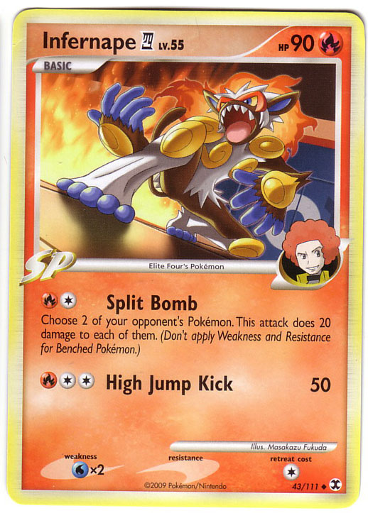 Carta pokemon infernape