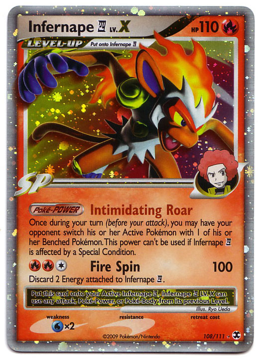 Carta de pokemon level x