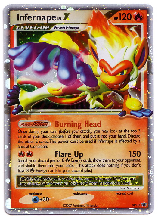 Carta pokemon infernape