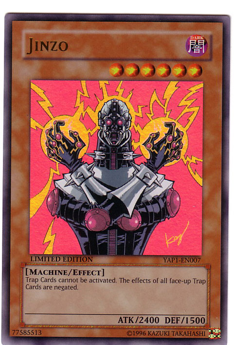 Carta yu gi oh jinzo