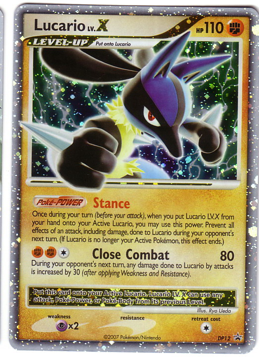 Carta pokemon lucario
