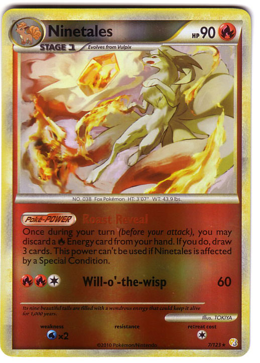 Carta pokemon ninetales