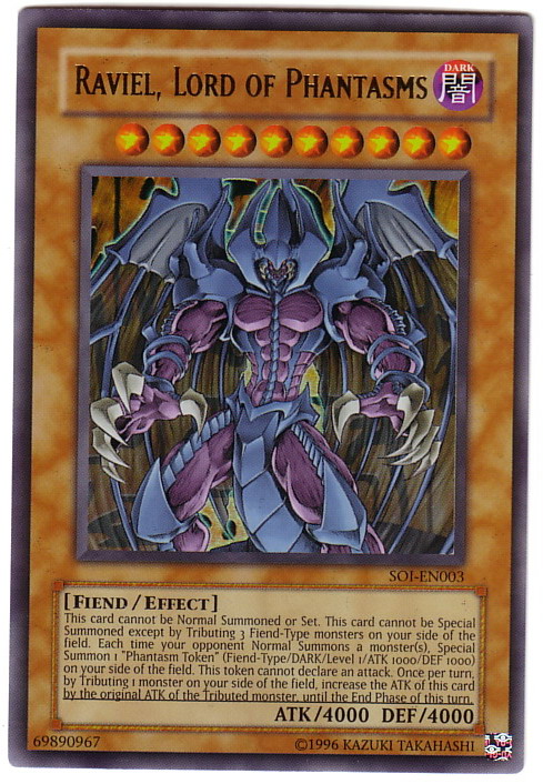 Carta yu gi oh raviel il signore dei fantasmi