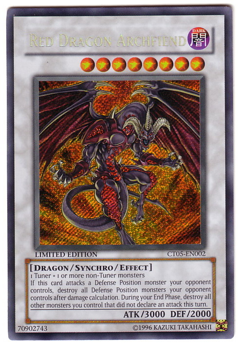Carta yu gi oh arcidemone drago rosso