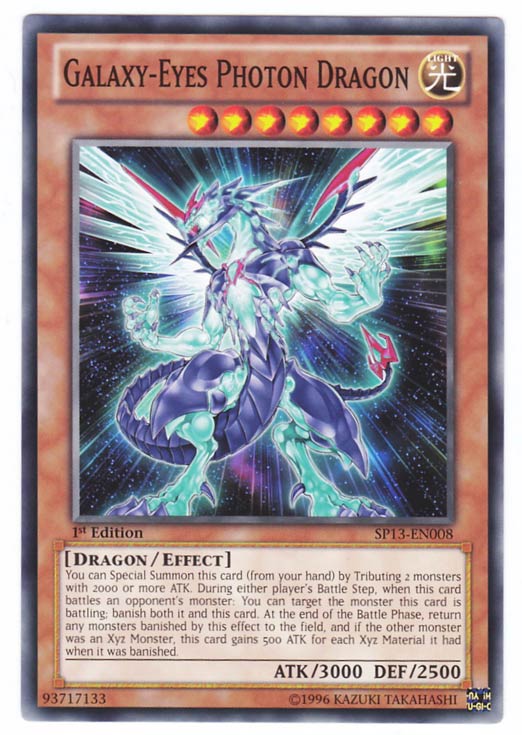 Carta yu gi oh drago fotonico occhi galattici ebay