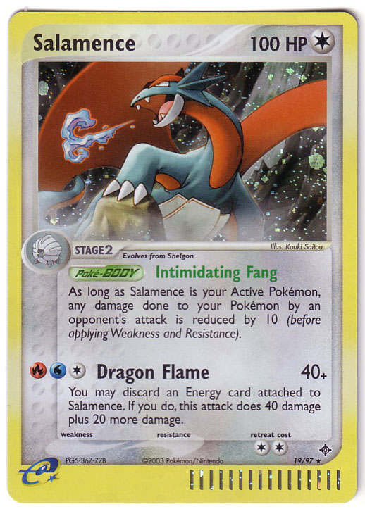 Carta pokemon salamence