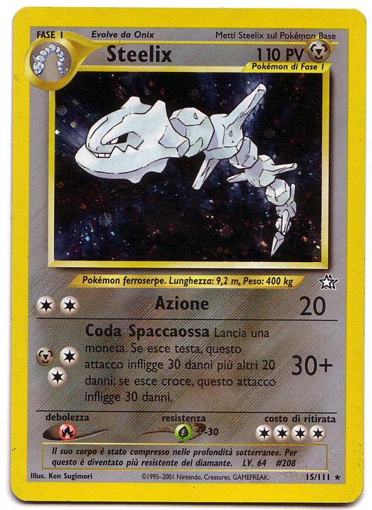 Carta pokemon steelix