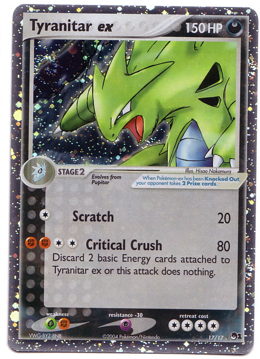 Carta pokemon tyranitar